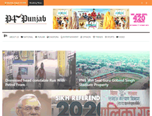 Tablet Screenshot of p4punjab.com